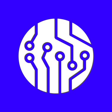 Mikroçip işareti simgesi.