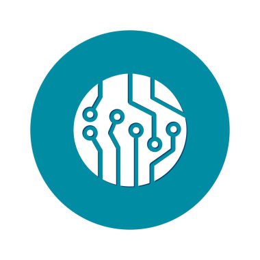 Mikroçip işareti simgesi.