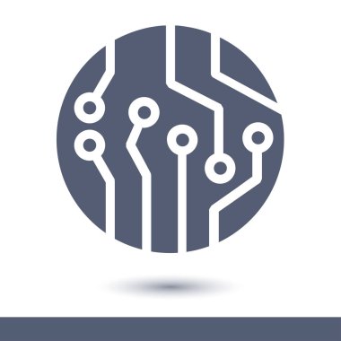 Mikroçip işareti simgesi.