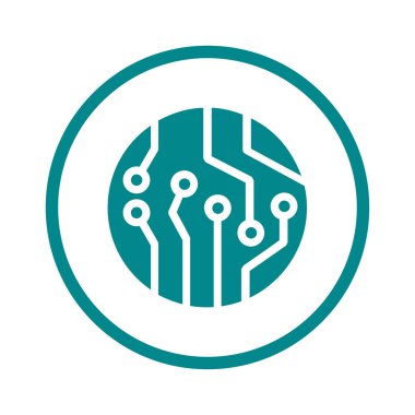 Mikroçip işareti simgesi.