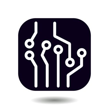 Mikroçip işareti simgesi.