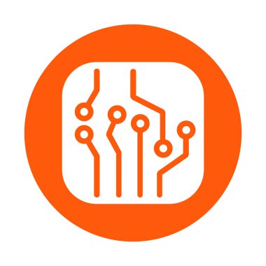 Mikroçip işareti simgesi.