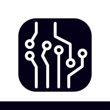 Mikroçip işareti simgesi.