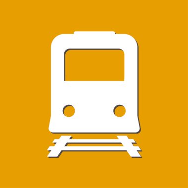 Tren işareti simgesi.