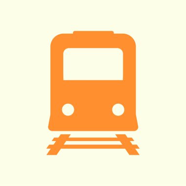 Tren işareti simgesi.