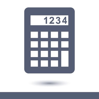 Hesap makinesi işareti simgesi.