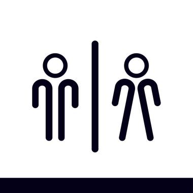 Tuvalet işareti simgesi.