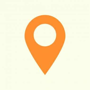 Yer işareti simgesi.