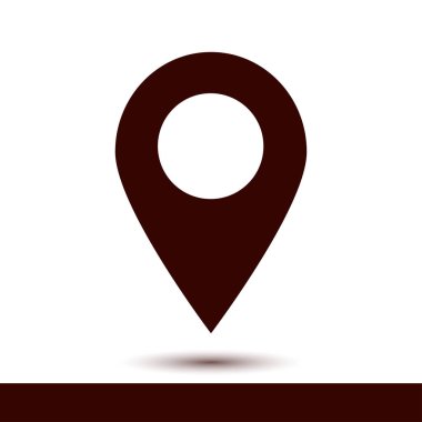 Yer işareti simgesi.