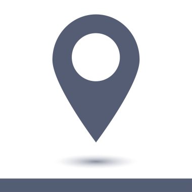 Yer işareti simgesi.