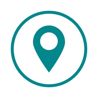 Yer işareti simgesi.