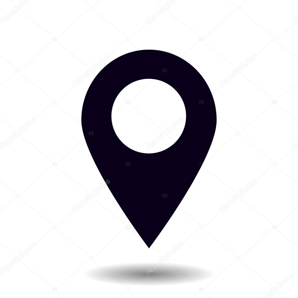 Location sign symbol. — Stock Vector © arhimicrostok #164657120