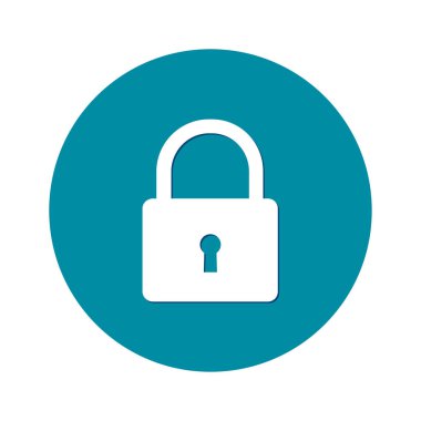 Kilit işareti simgesi.