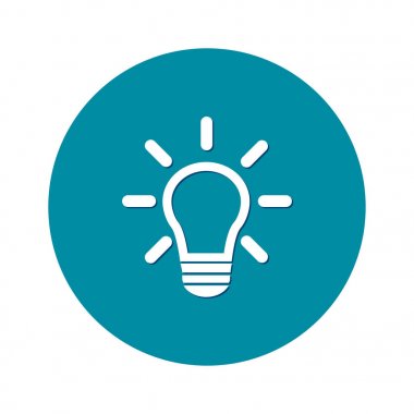 ampul işareti simgesi.