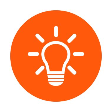 ampul işareti simgesi.