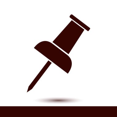 PIN işareti simgesi itmek.