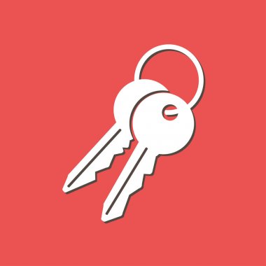 Kilit işareti simgesi.