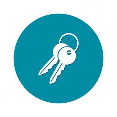 Kilit işareti simgesi.