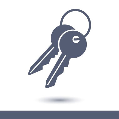 Kilit işareti simgesi.