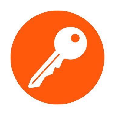 Kilit işareti simgesi.