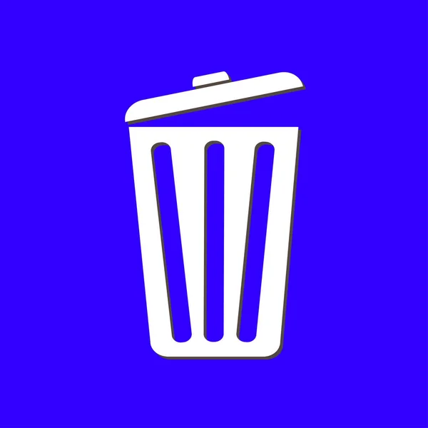 Símbolo do sinal de lixo — Vetor de Stock
