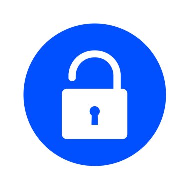 İşareti simgesi kilidini.