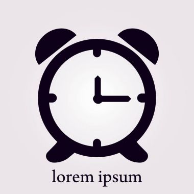 Allarm saat vektör.