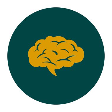 Beyin simgesi simgesi.