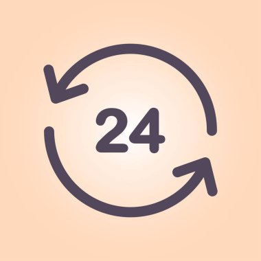 Saat bir gün simgesini açın..