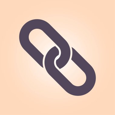 Zincir işareti simgesi.