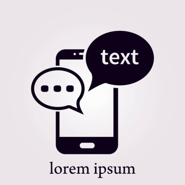 Sohbet işareti simgesi.