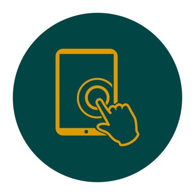 Touchpad işareti simgesi.