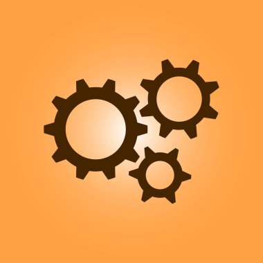 Simge vites. Düz stil.