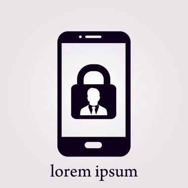 Kimlik işareti simgesi.