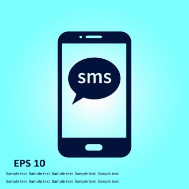 Smartphone işareti simgesi.