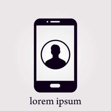 Kimlik işareti simgesi.