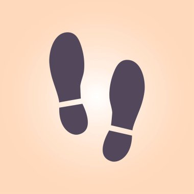 Ayakkabı yazdırma simgesi.