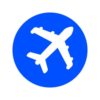 Uçak işareti simgesi.