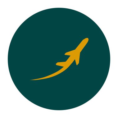 Seyahat işareti simgesi.