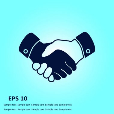 El sıkışma işareti simgesi.