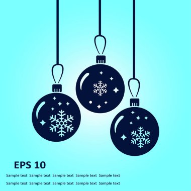 Noel top işareti simgesi.