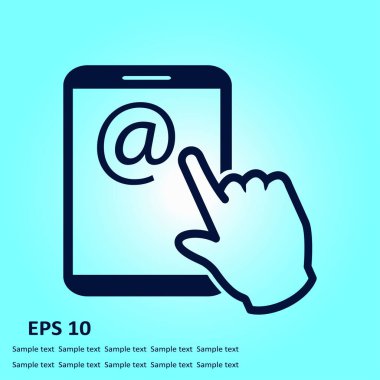 Touchpad işareti simgesi.