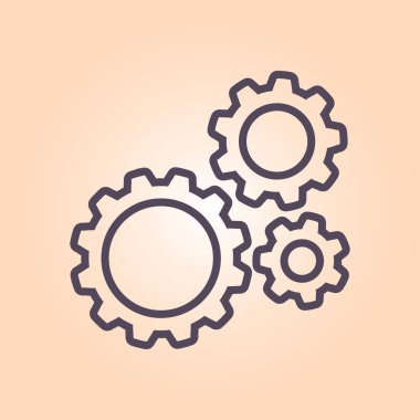 Dişli işareti simgesi.