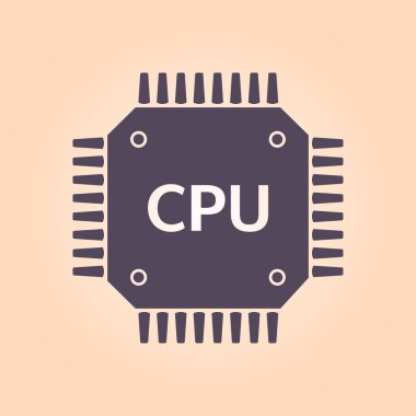 Mikroçip işareti simgesi.