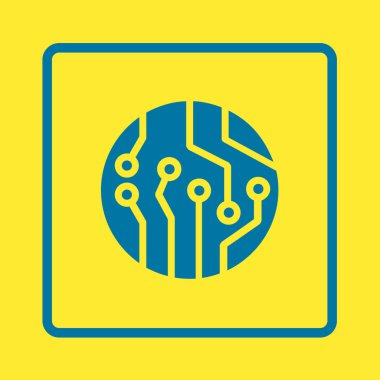 Mikroçip işareti simgesi.