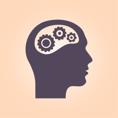 Beyin simgesi simgesi.