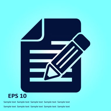 Belge işareti simgesi.