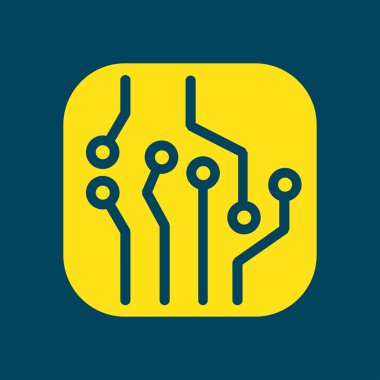 Mikroçip işareti simgesi.