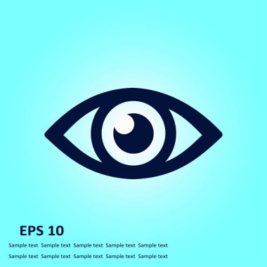 Göz işareti simgesi.