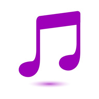 Müzik işareti simgesi.